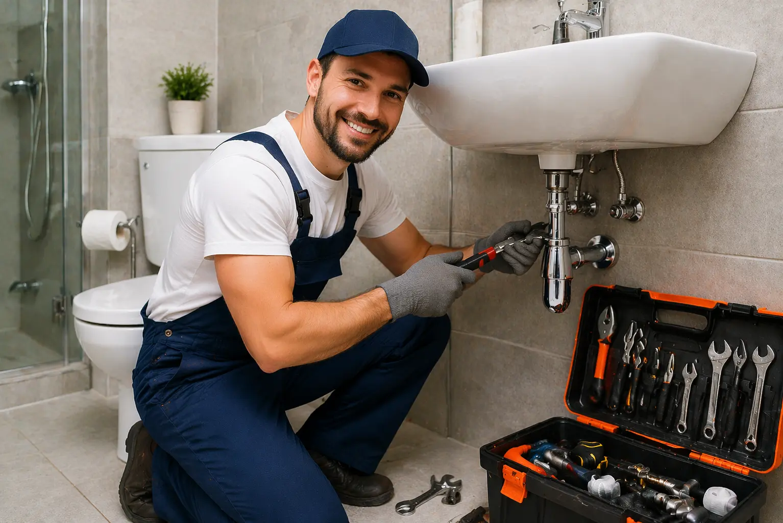 Bathroom plumbing installation and repair services in Doha