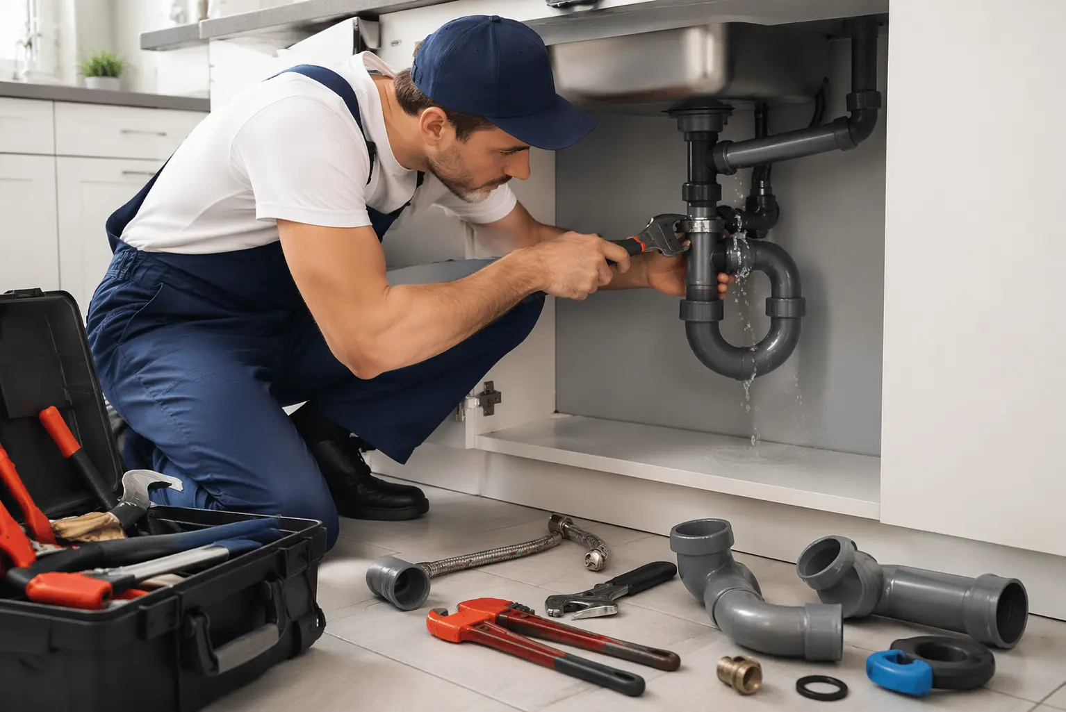 Water leak detection and pipe repair service in Doha