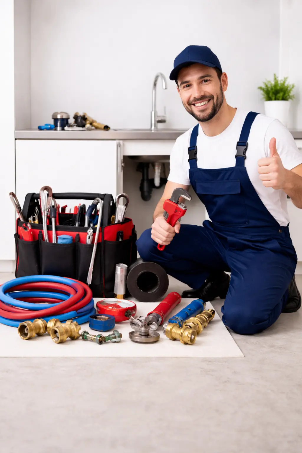 Professional plumber providing plumbing services in Doha Qatar
